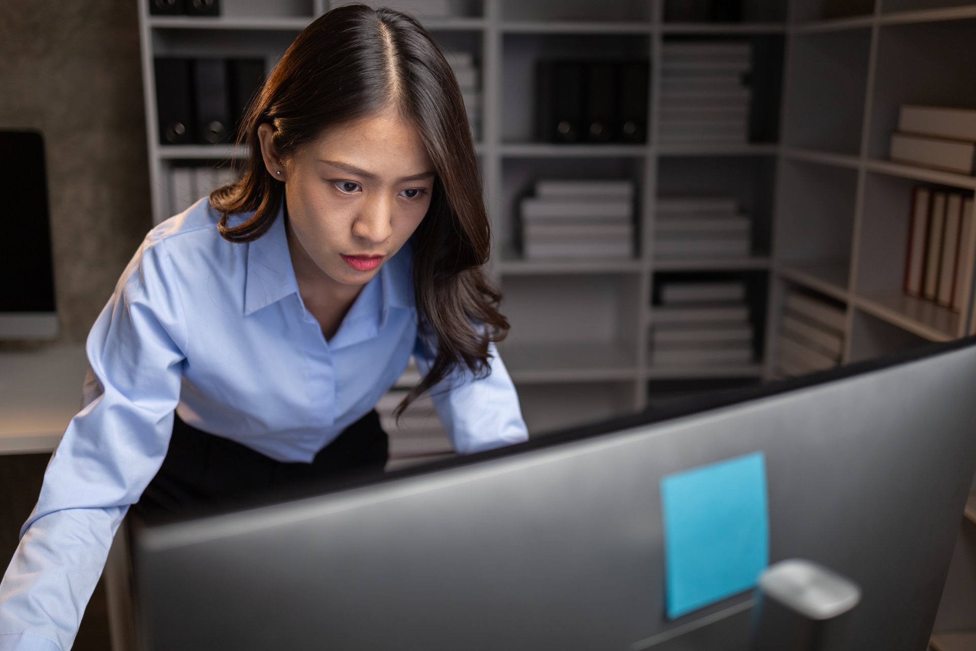 Woman working in office